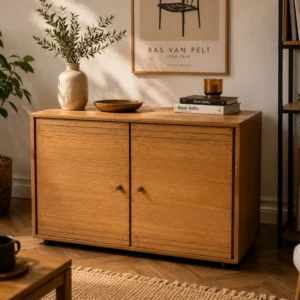 Meuble de rangement en chêne - inspiration Bas Van Pelt